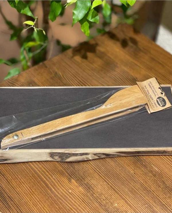 Kademgiller Bote1902Kod Ahşap Servis Maşa Mat 28Cm - Image 1