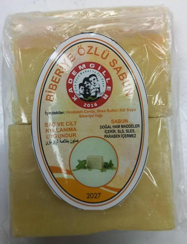Kademgiller Doğal Biberiye Özlü Sabun 2 Li (200Gr) - Image 1