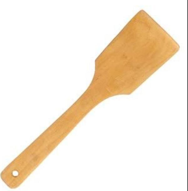 Kademgiller Bote1940 Ahşap Delikli Uzun Servis Spatula - Image 1