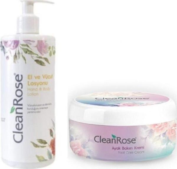 Gül Özlü El Ve Vücut Losyonu – 400 ml Ayak Bakım Kremi 125 ml (ISPARTAMDAN) - Image 1