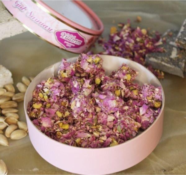 Isparta Kuru Gül Yapraklı Gül Lokumu 200 gr - Image 1