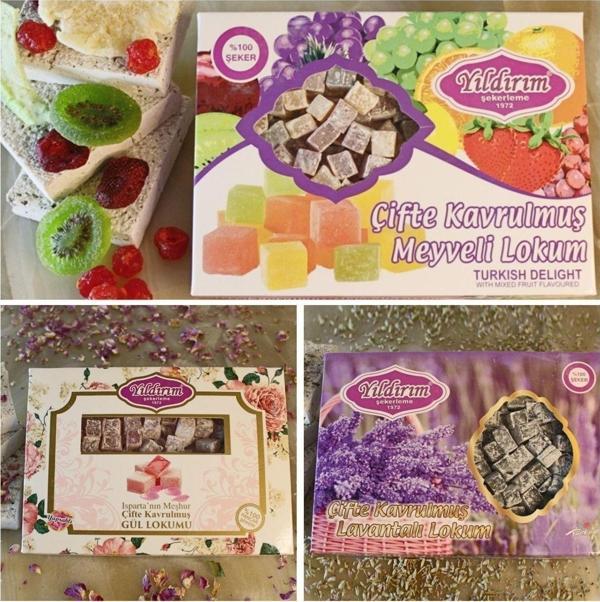 Gül-meyveli - Lavanta Lokumu 3lü Set - Image 1