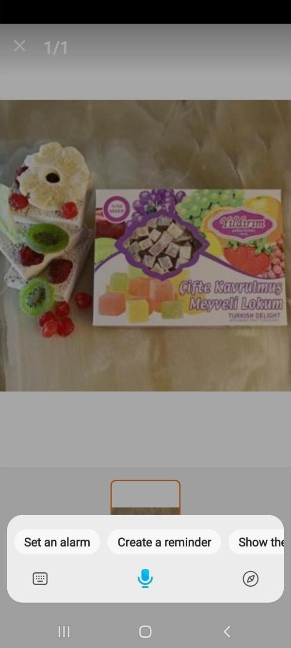 150gr Meyveli Çifte Kavrulmuş Lokum - Image 1