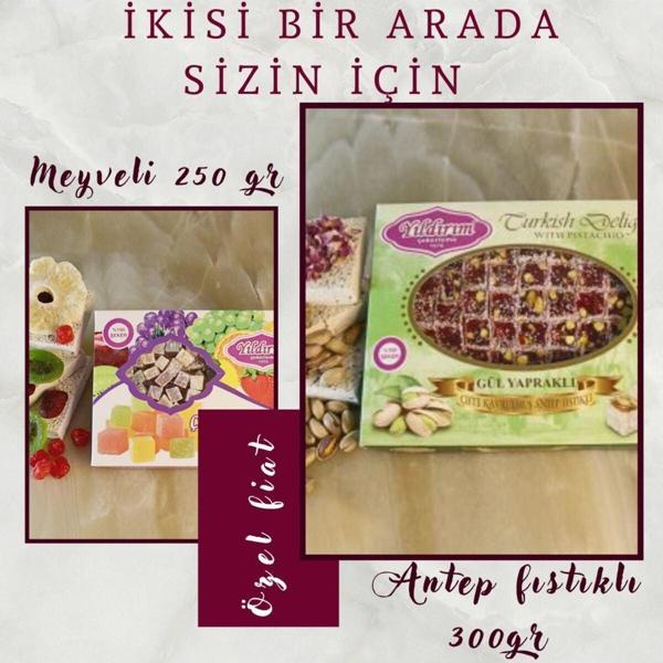 Meyveli Lokum & Antep Fıstıklı Lokum 2 Li - Image 1