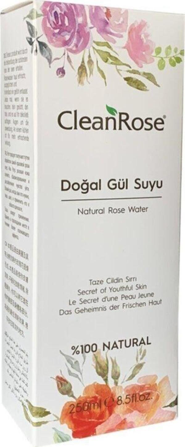 Cleanrose Doğal Gül Suyu Kutulu 250 Ml - Image 1