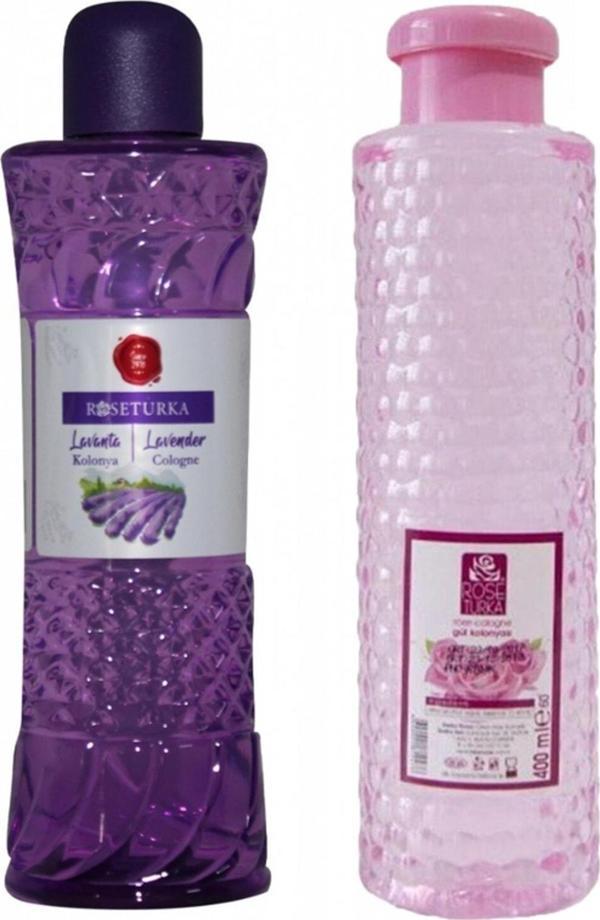 Roseturka Isparta Kolonya Seti (370 ML GÜL-370 ML LAVANTA) - Image 1