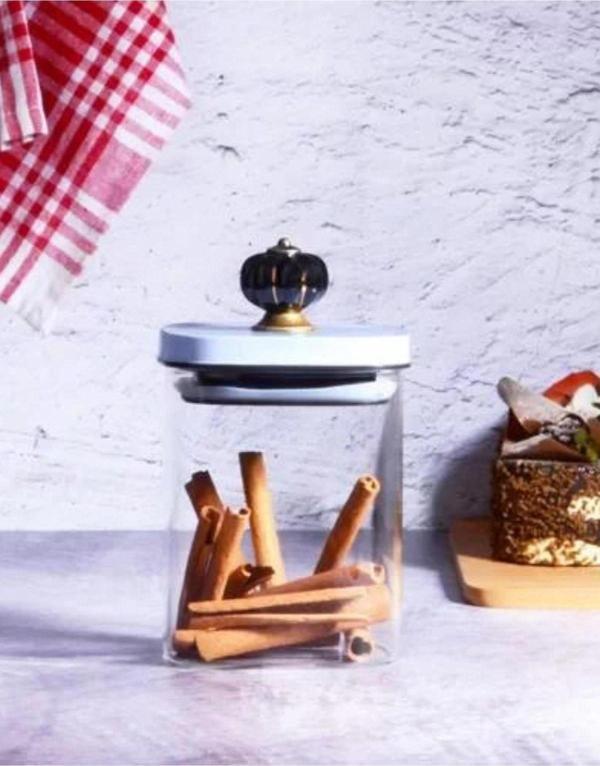 Kosova UFL130 Kapaklı Vakumlu Cam Kavanoz 10x10x24 cm - Image 1