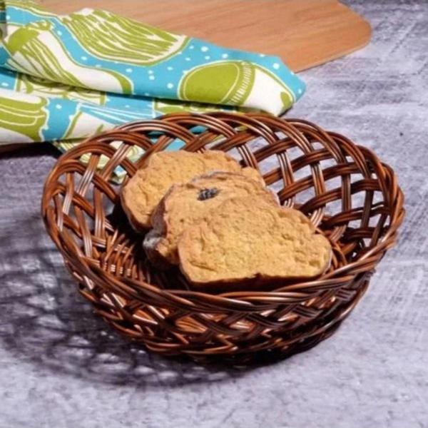 Kosova SPT344 Yuvarlak Ekmek Sepeti 21x7 cm - Image 1