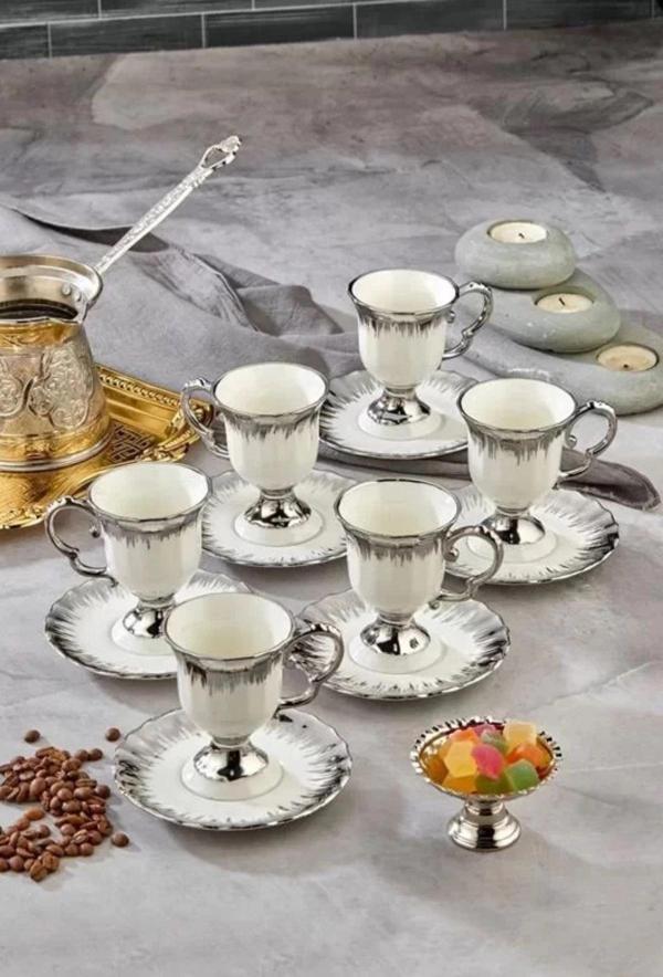 Cooker CKR3536 Porselen Kahve Fincan Takımı 6'lı - Image 1