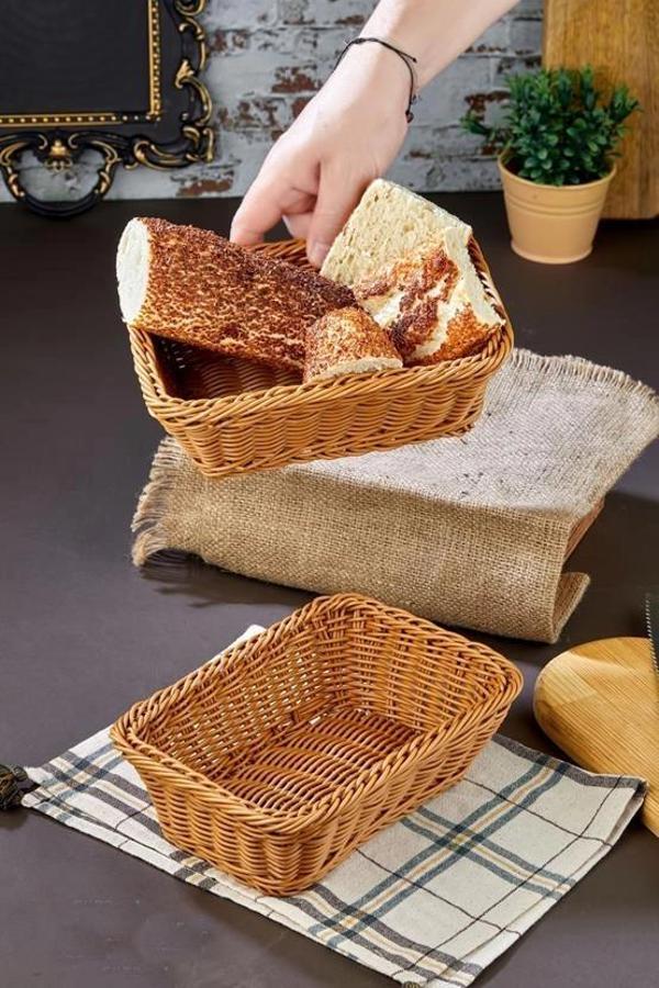 Cooker CKR3421 Dikdörtgen Hasır Ekmek Sepeti - Image 1