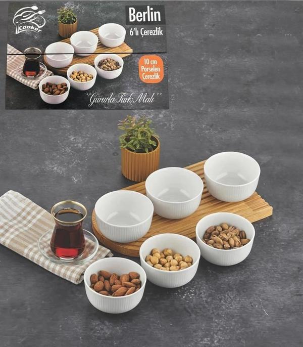 Cooker Porselen Çerezlik 10 cm 6'lı - Image 1