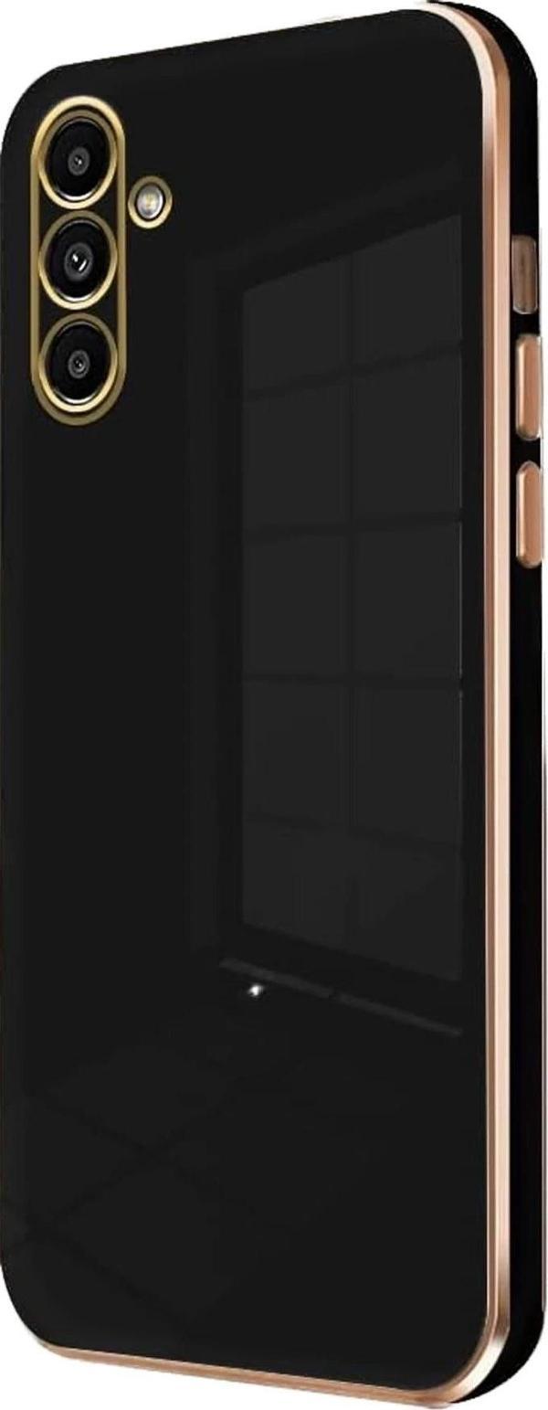 Samsung Galaxy A55 5G Kılıf Volet Silikon - Siyah-(5796) - Image 1