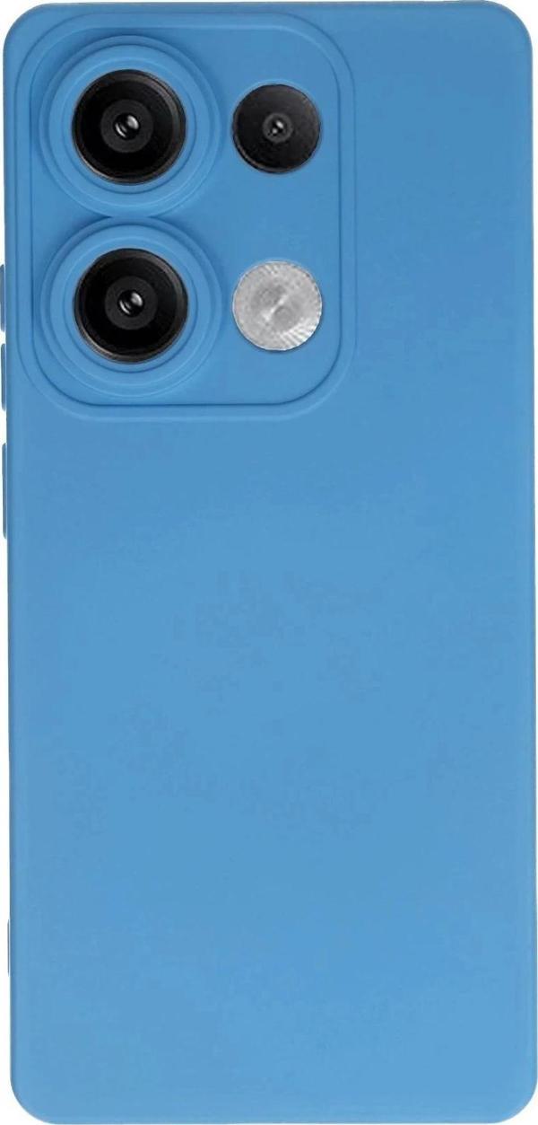 Xiaomi Redmi Note 13 Pro 4G Kılıf Nano içi Kadife Silikon - Mavi-(5796) - Image 1