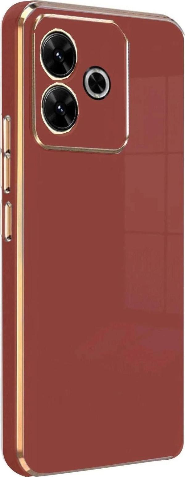 Xiaomi Redmi 13 4G Kılıf Volet Silikon - Kırmızı-(5796) - Image 1