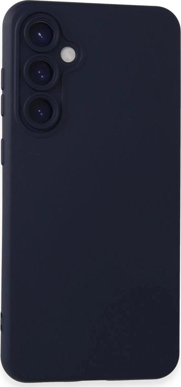 Samsung Galaxy S24 Kılıf Nano içi Kadife Silikon - Lacivert-(5796) - Image 1