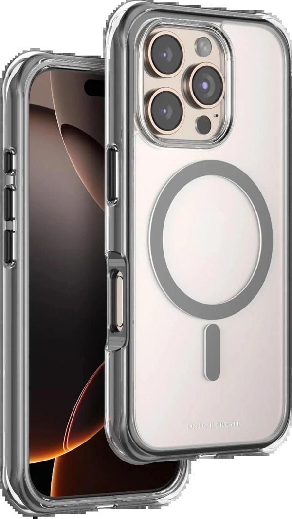 Apple iPhone 16 Pro Hulk Magsafe Kapak - Siyah-(5796) - Image 1