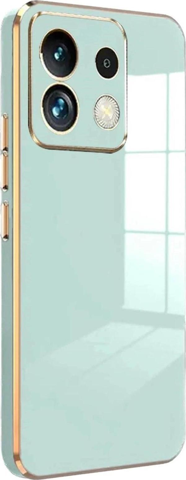 Xiaomi Redmi Note 13 4G Kılıf Volet Silikon - Açık Yeşil-(5796) - Image 1