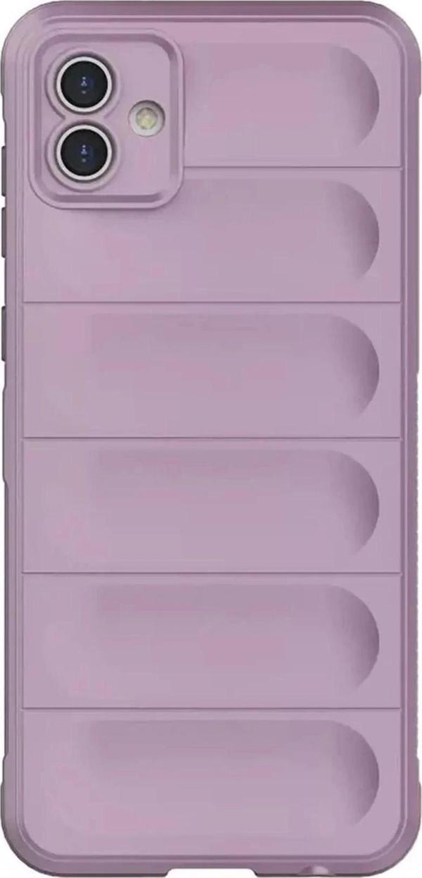 Samsung Galaxy A05 Kılıf Optimum Silikon - Mor-(5796) - Image 1