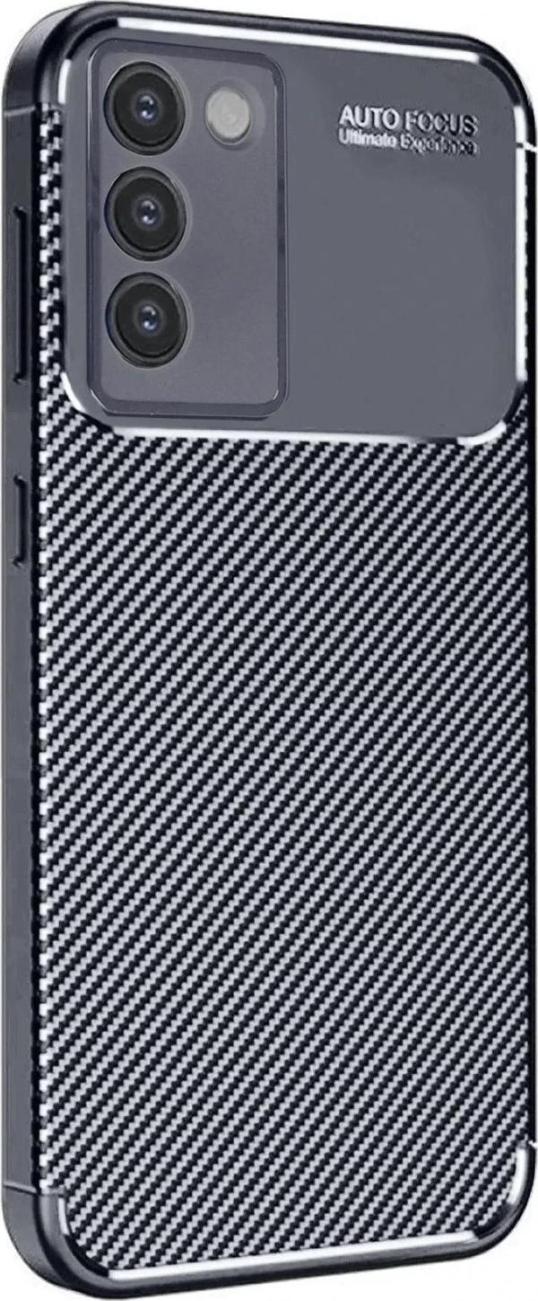 Vivo V30 Lite 4G Kılıf Auto Focus Karbon Kapak - Siyah-(5796) - Image 1