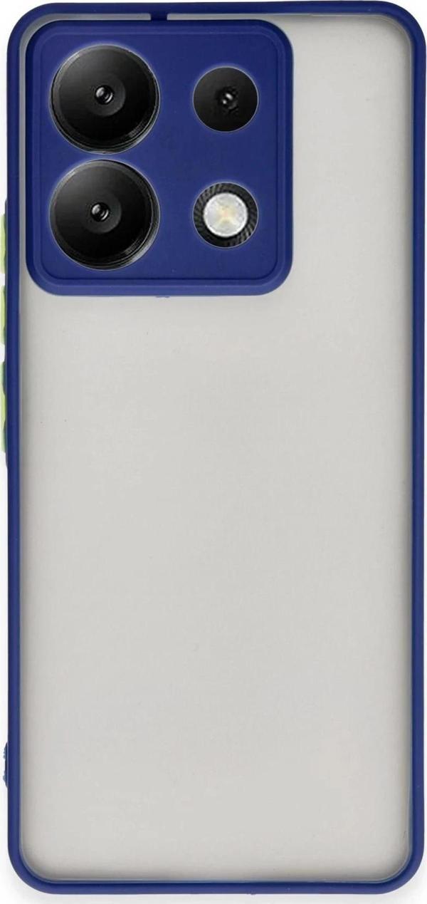 Xiaomi Redmi Note 13 5G Kılıf Montreal Silikon Kapak - Lacivert-(5796) - Image 1
