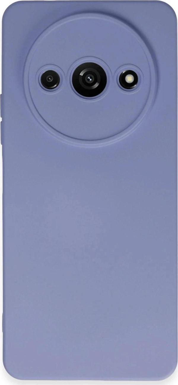 Xiaomi Redmi A3 4G Kılıf Nano içi Kadife Silikon - Lila-(5796) - Image 1