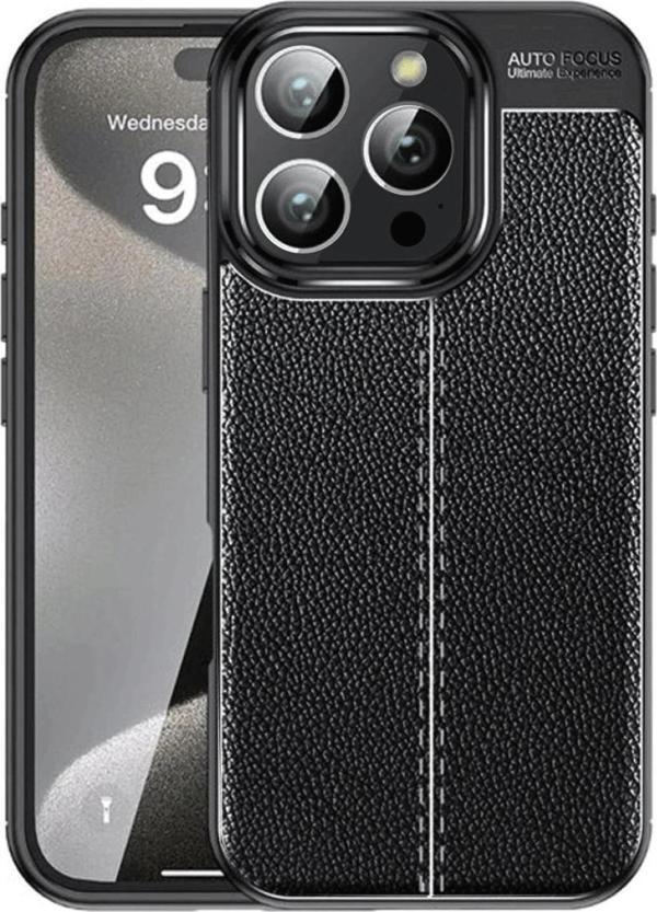 iPhone 16 Pro Max Kılıf Auto Focus Kapak - Siyah-(5796) - Image 1