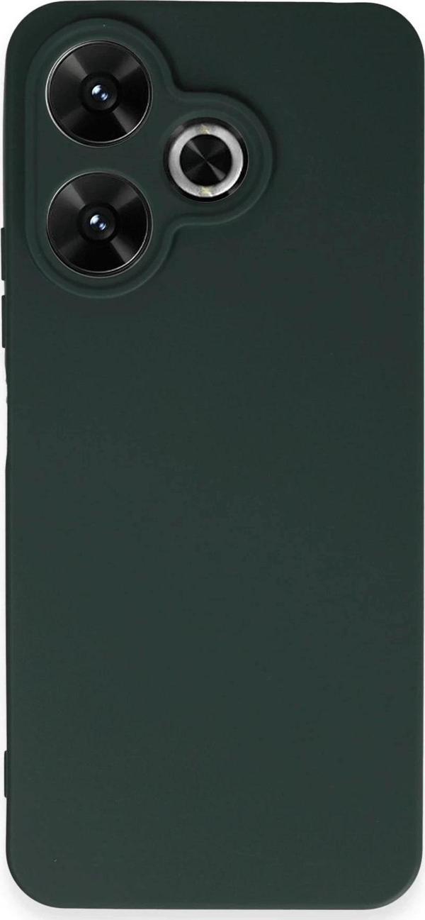 Xiaomi Redmi 13 4G Kılıf First Silikon - Koyu Yeşil-(5796) - Image 1