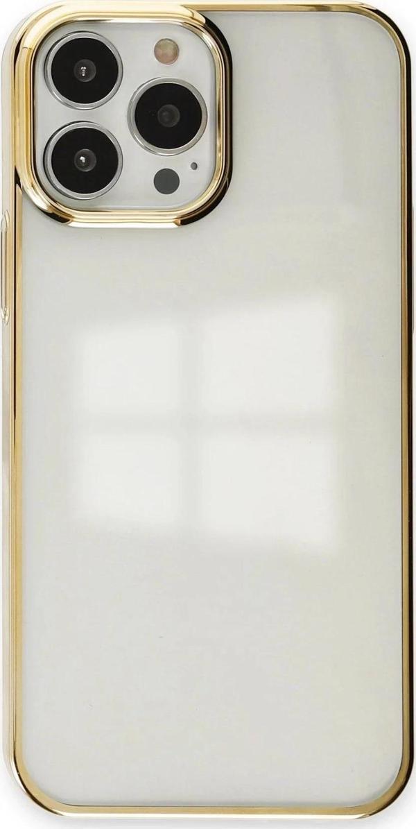 iPhone 13 Pro Kılıf Element Silikon - Gold-(5796) - Image 1