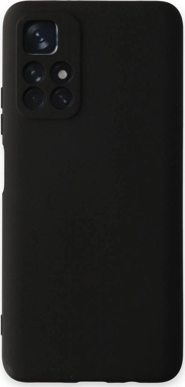 Xiaomi Redmi Note 11T Kılıf Nano içi Kadife Silikon - Siyah-(5796) - Image 1