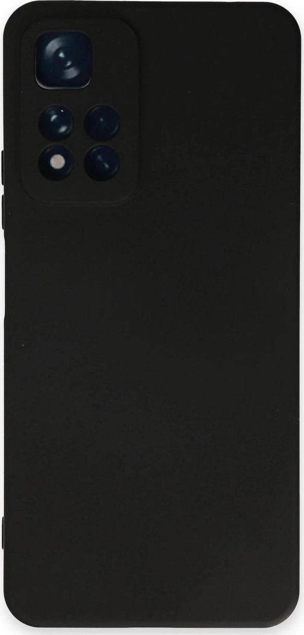 Xiaomi Redmi Note 11 Pro Plus 5G Kılıf Nano içi Kadife Silikon - Siyah-(5796) - Image 1