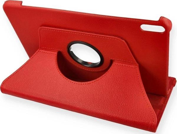 Huawei MatePad Pro 10.8 Kılıf 360 Tablet Deri Kılıf - Kırmızı-(5796) - Image 1
