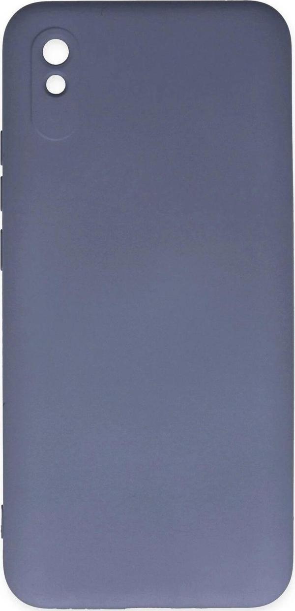Xiaomi Redmi 9A Kılıf Nano içi Kadife Silikon - Gri-(5796) - Image 1