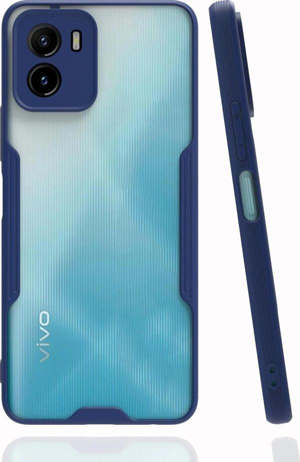Vivo Y15S Kılıf Platin Silikon - Lacivert-(5796) - Image 1