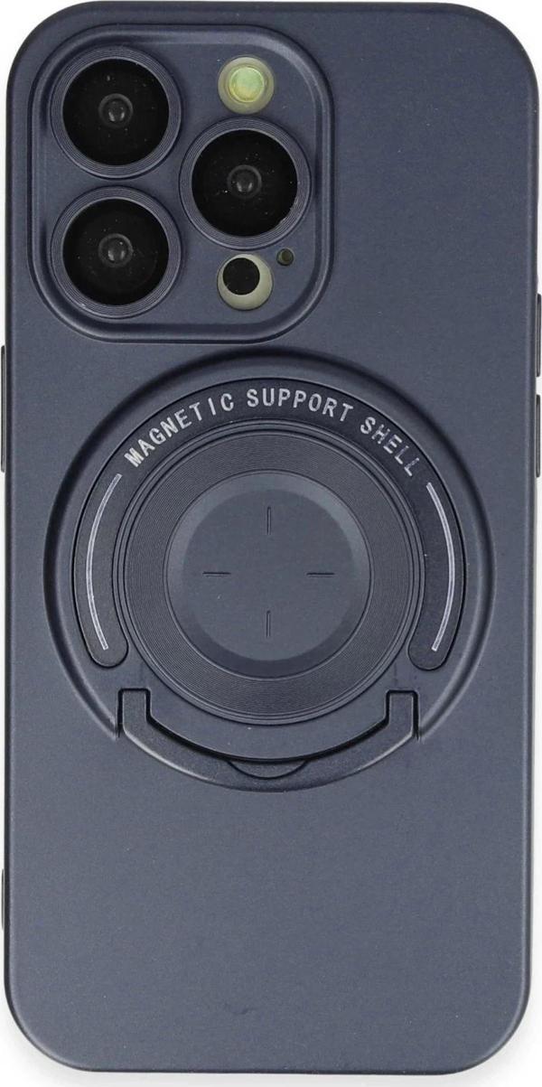 iPhone 14 Pro Kılıf Lukka Magneticsafe Kapak - Lacivert-(5796) - Image 1