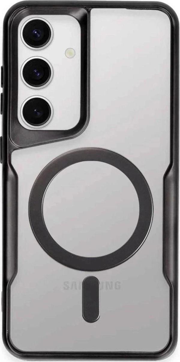 Samsung Galaxy S24 Kılıf Boyi Magsafe Silikon Kapak - Siyah-(5796) - Image 1