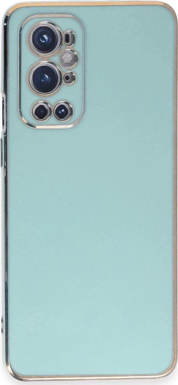One Plus 9 Pro Kılıf Volet Silikon - Açık Yeşil-(5796) - Image 1