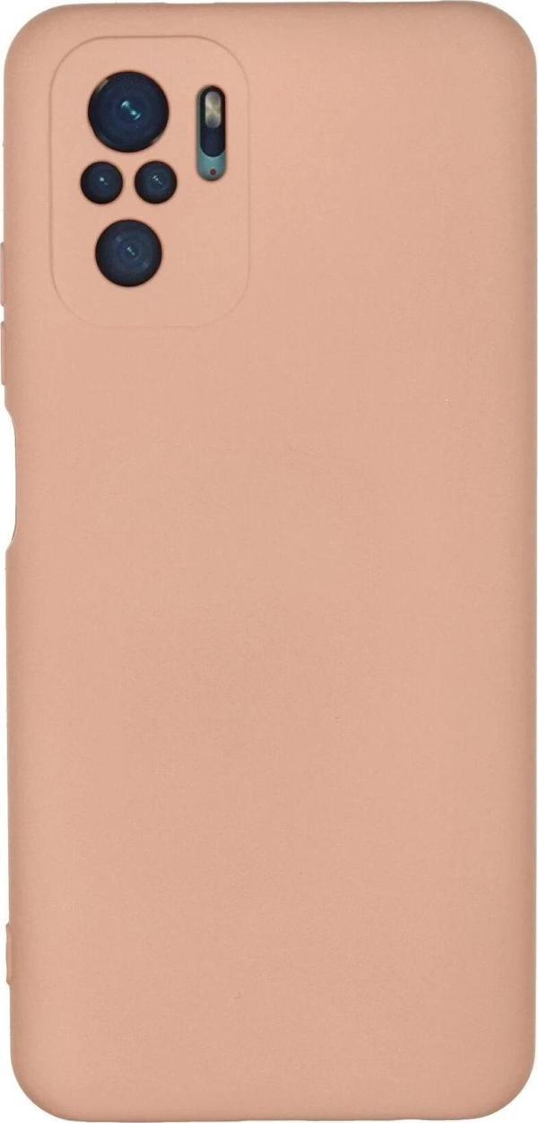 Xiaomi Redmi Note 10 Kılıf Nano içi Kadife Silikon - Pudra-(5796) - Image 1