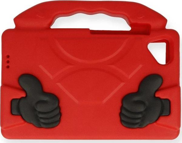 iPad 2022 10.9 (10.nesil) Kılıf Like Stantlı Tablet Silikon - Kırmızı-(5796) - Image 1