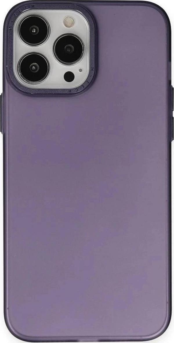 iPhone 14 Pro Max Kılıf Modos Metal Kapak - Derin Mor-(5796) - Image 1