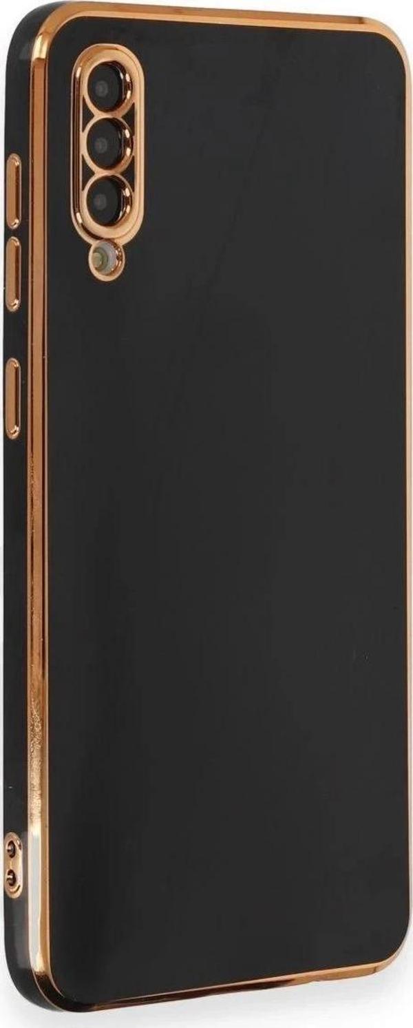 Samsung Galaxy A50 Kılıf Volet Silikon - Siyah-(5796) - Image 1