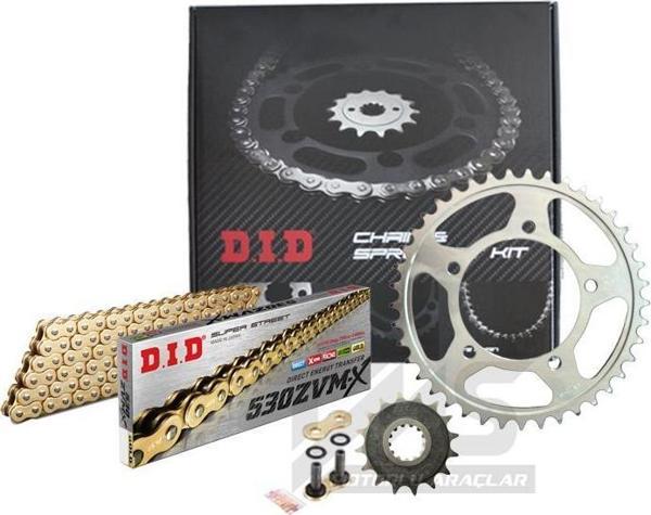 Did Zvmx-Jt 2002-2007 Honda CB 900 Hornet Uyumlu Zincir Dişli Set Gold (Sarı) Renk - Image 1