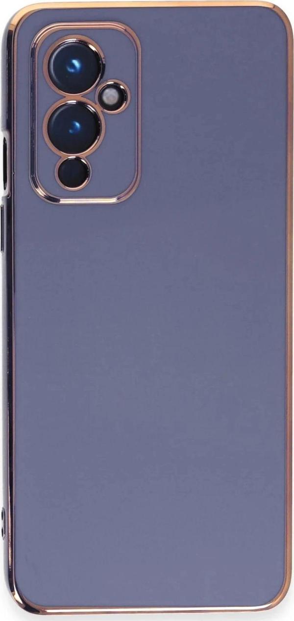 One Plus 9 Kılıf Volet Silikon - Mavi-(5796) - Image 1