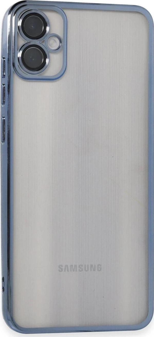 Samsung Galaxy A05 Kılıf Lensli Silikon - Lacivert-(5796) - Image 1