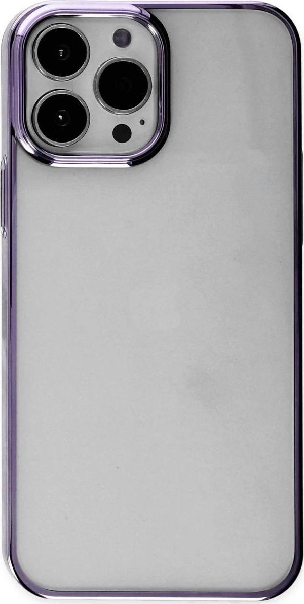 iPhone 13 Pro Kılıf Element Silikon - Mor-(5796) - Image 1