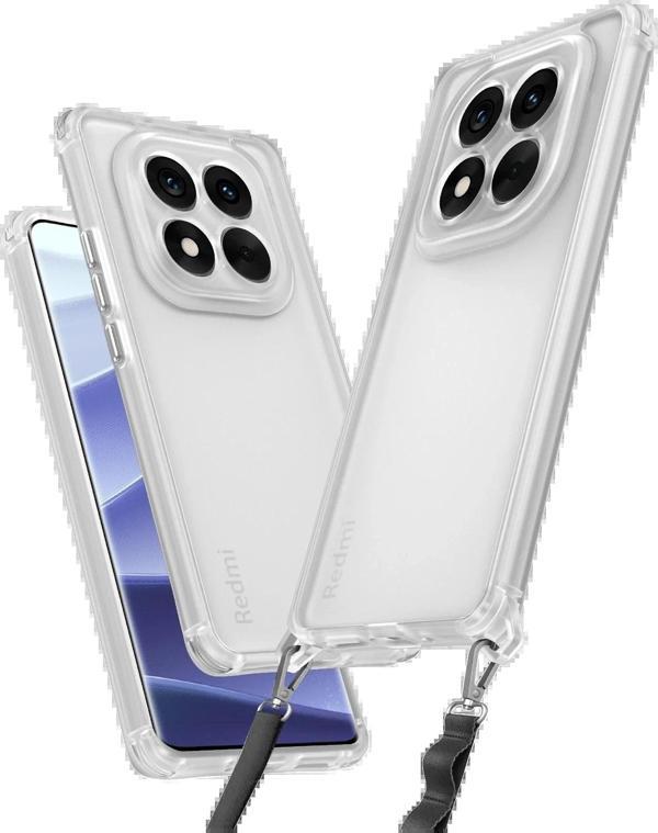 Xiaomi Redmi Note 14 Pro 5G Kılıf Penta Silikon Kılıf - Şeffaf-(5796) - Image 1