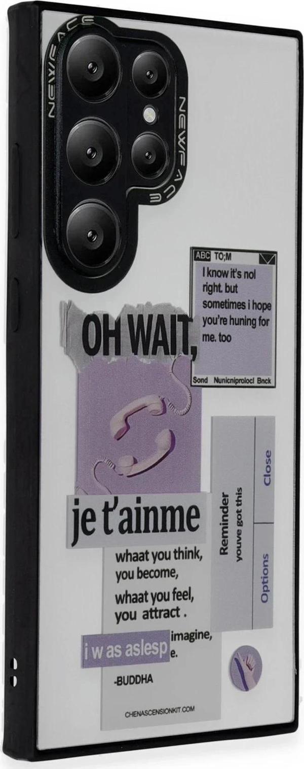 Samsung Galaxy S23 Ultra Kılıf Mirror Desenli Kapak - Mirror - 4-(5796) - Image 1