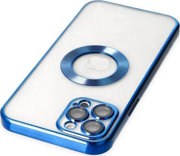 iPhone 12 Pro Kılıf Slot Silikon - Mavi-(5796) - Image 1