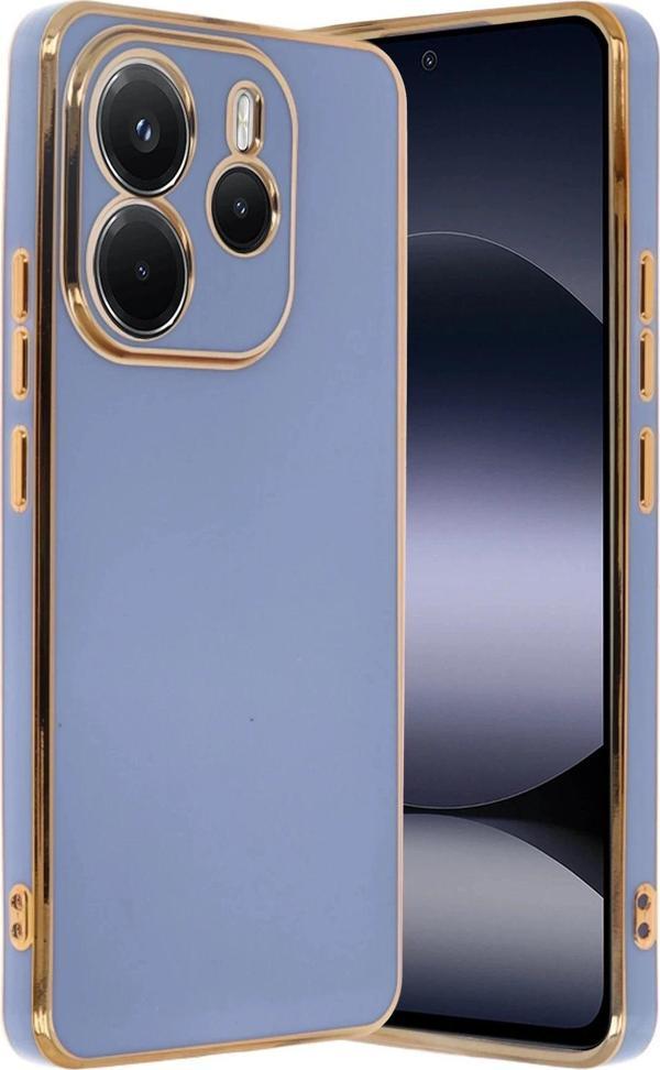 Xiaomi Redmi Note 14 4G Kılıf Volet Silikon - Mavi-(5796) - Image 1