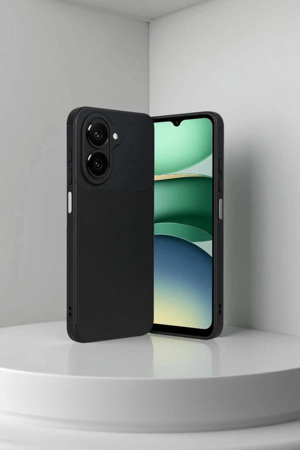 Xiaomi Redmi A5 4G Auto Focus Karbon Kapak - Siyah-(5796) - Image 1