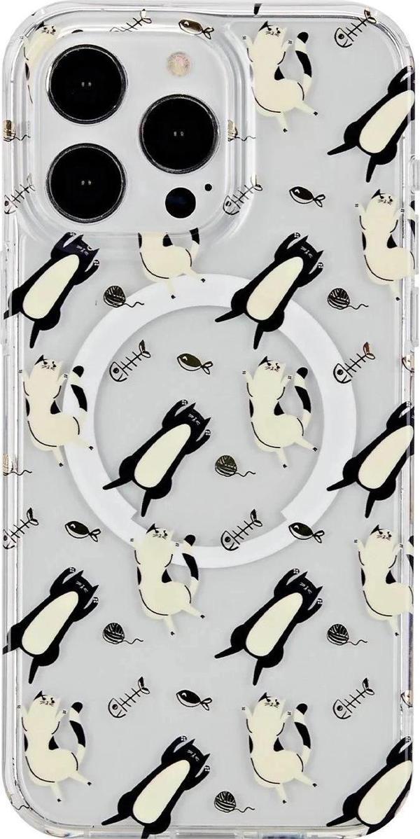 iPhone 14 Pro Max Tanya Magsafe Kapak - Desen 4-(5796) - Image 1